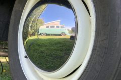 Reflection of Splitty in Wheel